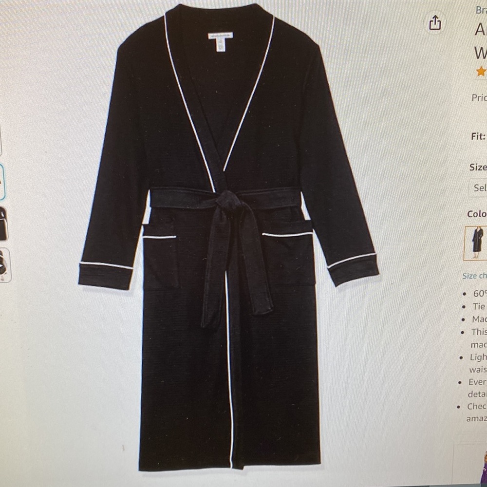 🆕 Amazon Essentials Women’s Lightweight Waffle Full-Length Robe - Picture 7 of 14